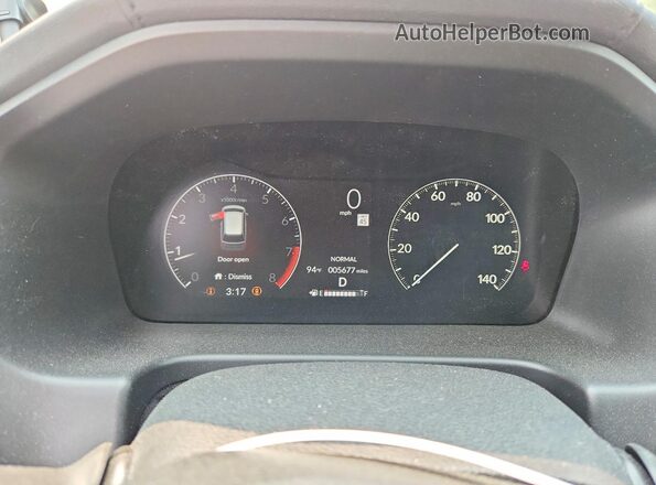5FNRL6H65TB010295 2026 HONDA ODYSSEY Black Вид щитка приладів