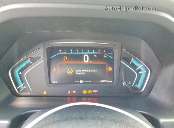 5FNRL6H66RB016101 2024 HONDA ODYSSEY Silver Widok zestawu wskaźników