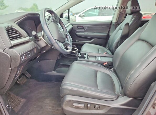 5FNRL6H67PB016038 2023 HONDA ODYSSEY Gray Widok wnętrza z przodu