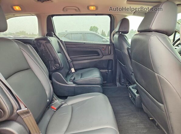 5FNRL6H67PB016038 2023 HONDA ODYSSEY Gray Widok wnętrza z tyłu