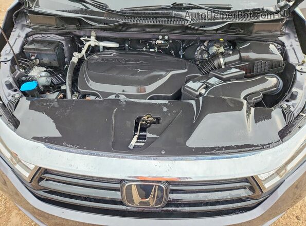 5FNRL6H67PB016038 2023 HONDA ODYSSEY Gray Widok komory silnika