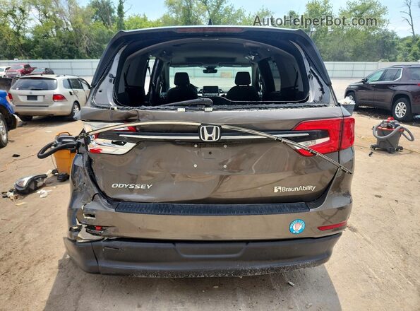 5FNRL6H67PB016993 2023 HONDA ODYSSEY Brown Вид ззаду