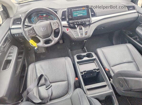5FNRL6H67PB039240 2023 HONDA ODYSSEY Gray Dashboard view