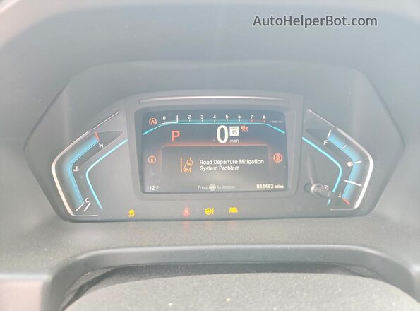 5FNRL6H67RB014485 2024 HONDA ODYSSEY Silver ხელსაწყოთა პანელის ხედი