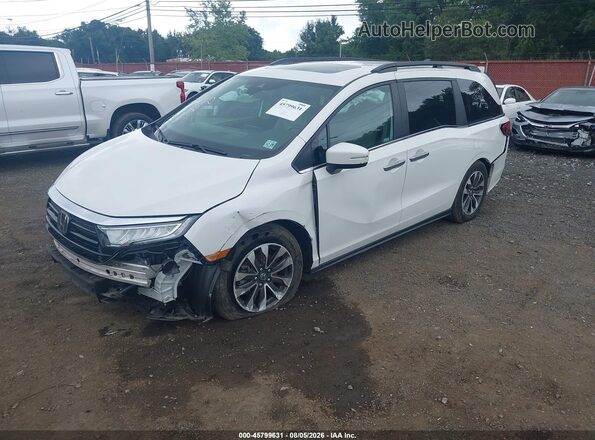 5FNRL6H67RB020724 2024 HONDA ODYSSEY White წინა მარცხენა ხედი სამი მეოთხედიდან