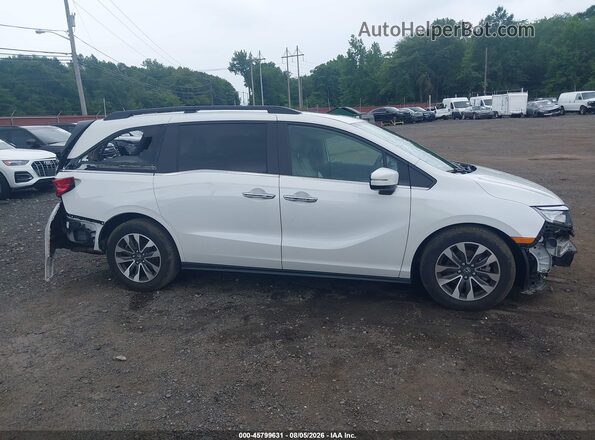 5FNRL6H67RB020724 2024 HONDA ODYSSEY White უკანა სალონის ხედი