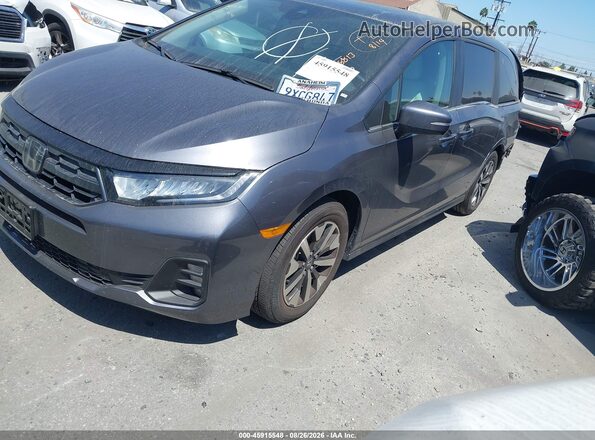 5FNRL6H67TB015269 2026 HONDA ODYSSEY Gray წინა მარცხენა ხედი სამი მეოთხედიდან