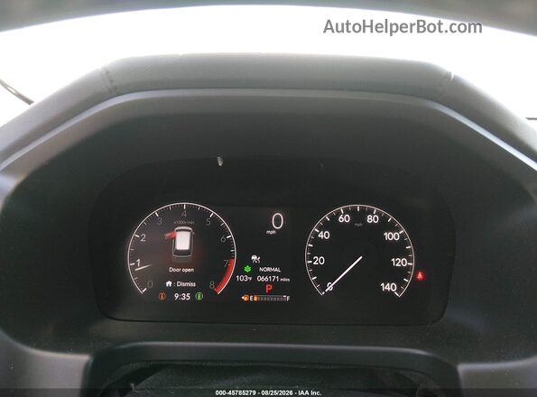 5FNRL6H68SB050000 2025 HONDA ODYSSEY Gray Widok tylnych siedzeń
