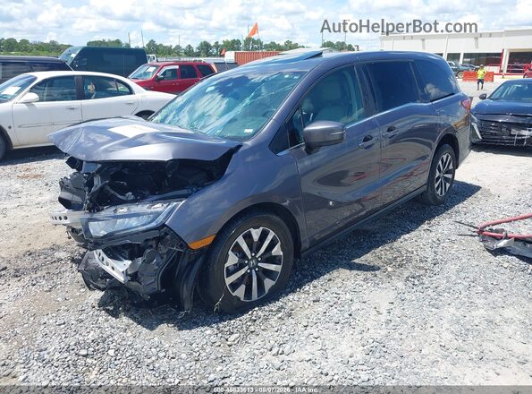 5FNRL6H68SB080050 2025 HONDA ODYSSEY Gray Передня ліва чверть