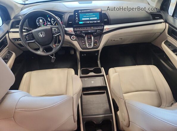 5FNRL6H68SB080260 2025 HONDA ODYSSEY Silver Dashboard view