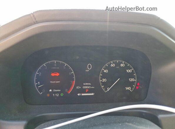 5FNRL6H68TB041749 2026 HONDA ODYSSEY White Вид щитка приладів
