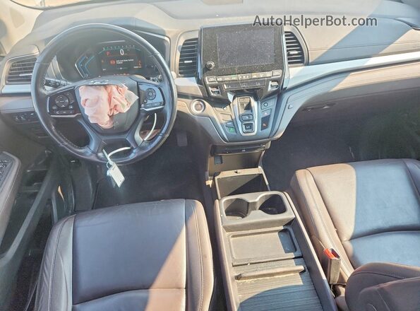5FNRL6H69KB504917 2019 HONDA ODYSSEY Белый Вид панели приборов
