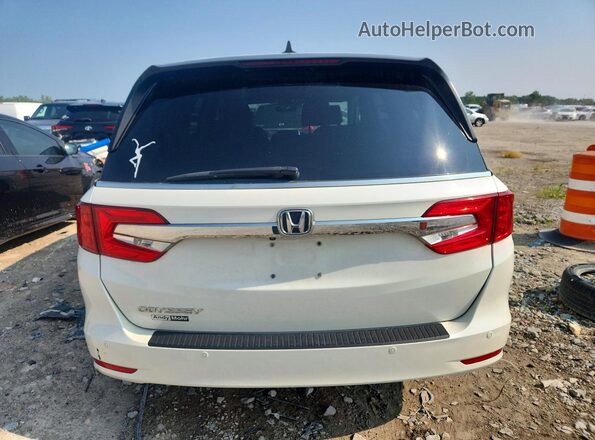 5FNRL6H69KB504917 2019 HONDA ODYSSEY Белый Вид сзади