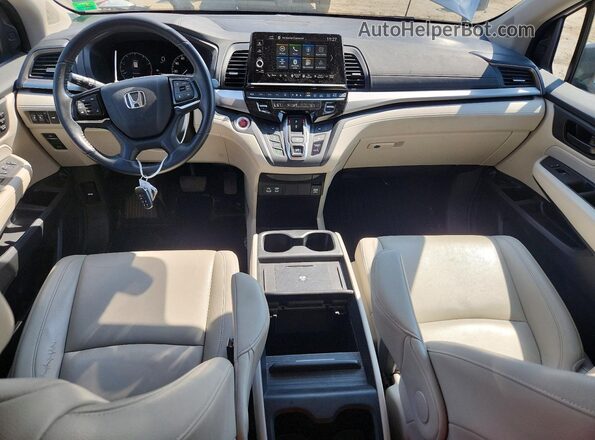 5FNRL6H69SB040656 2025 HONDA ODYSSEY Blue Widok wnętrza z tyłu
