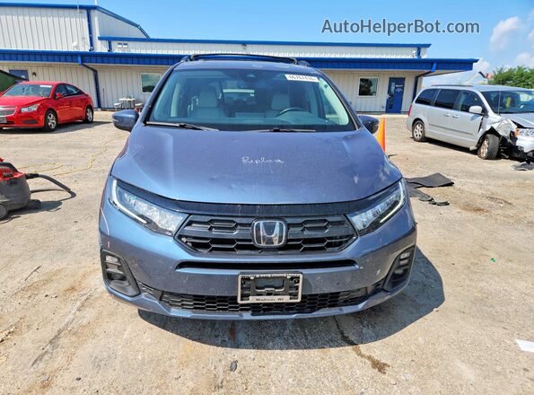 5FNRL6H69SB040656 2025 HONDA ODYSSEY Blue Widok z tyłu