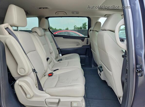 5FNRL6H69TB059158 2026 HONDA ODYSSEY Gray Rear interior view