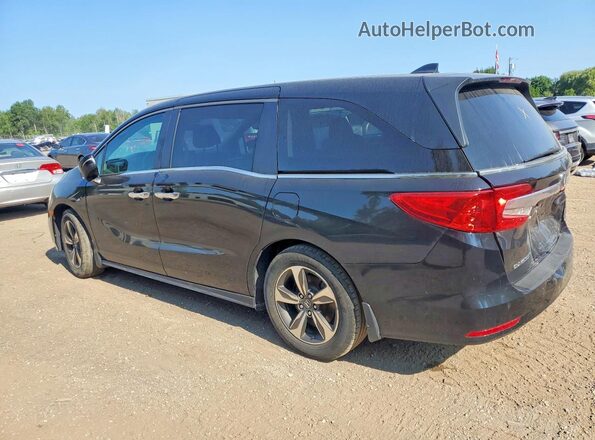 5FNRL6H6XJB504018 2018 HONDA ODYSSEY Black უკანა მარცხენა