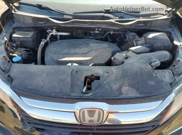 5FNRL6H6XJB504018 2018 HONDA ODYSSEY Black ძრავის განყოფილების ხედი