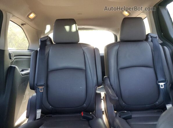 5FNRL6H6XJB504018 2018 HONDA ODYSSEY Black უკანა სავარძლების ხედი