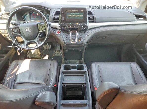 5FNRL6H6XJB504018 2018 HONDA ODYSSEY Black წინა პანელის ხედი