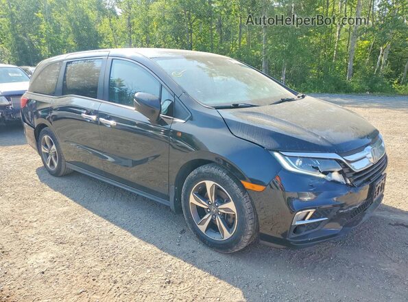 5FNRL6H6XJB504018 2018 HONDA ODYSSEY Black წინა მარჯვენა