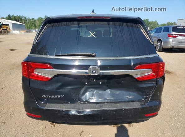 5FNRL6H6XJB504018 2018 HONDA ODYSSEY Black უკანა ხედი