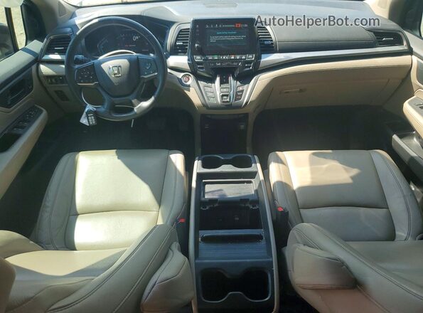 5FNRL6H6XPB029060 2023 HONDA ODYSSEY White Vista del salpicadero