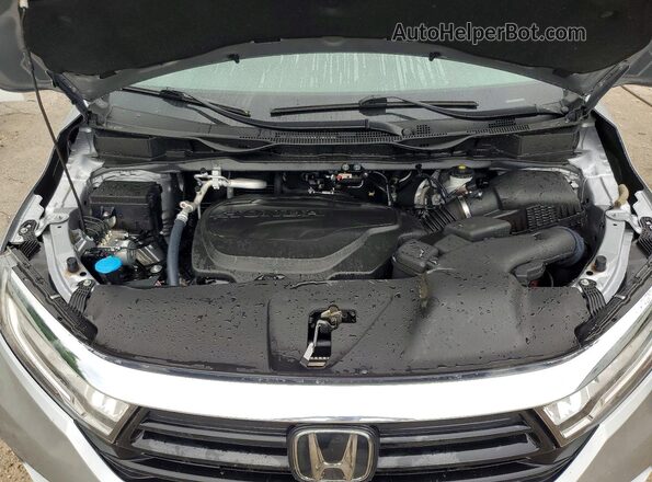 5FNRL6H6XRB043236 2024 HONDA ODYSSEY Silver Вид підкапотного простору