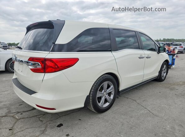5FNRL6H70JB060186 2018 HONDA ODYSSEY Белый Задняя правая четверть