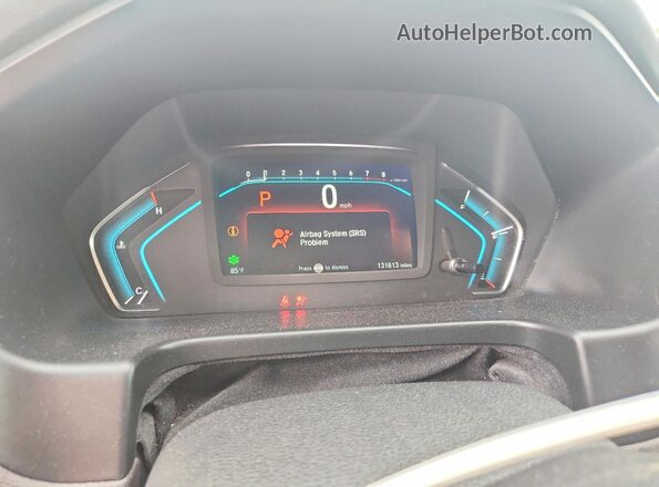 5FNRL6H70JB060186 2018 HONDA ODYSSEY Белый Вид щитка приборов