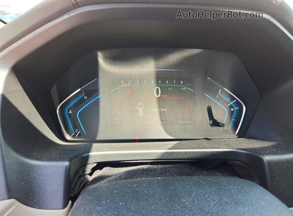 5FNRL6H70KB016352 2019 HONDA ODYSSEY White ხელსაწყოთა პანელის ხედი