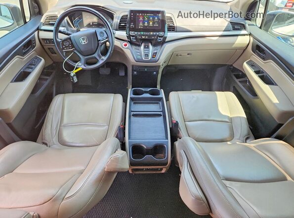 5FNRL6H70KB016352 2019 HONDA ODYSSEY White წინა პანელის ხედი