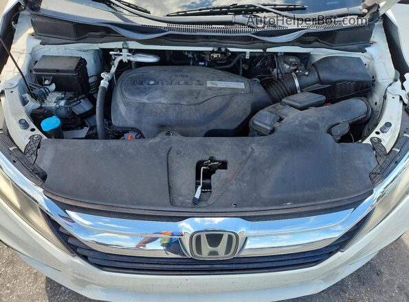 5FNRL6H70KB016352 2019 HONDA ODYSSEY White ძრავის განყოფილების ხედი