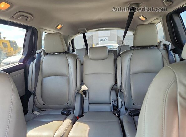 5FNRL6H70KB018621 2019 HONDA ODYSSEY Gray Widok tylnych siedzeń