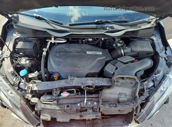 5FNRL6H70KB018621 2019 HONDA ODYSSEY Gray Widok komory silnika