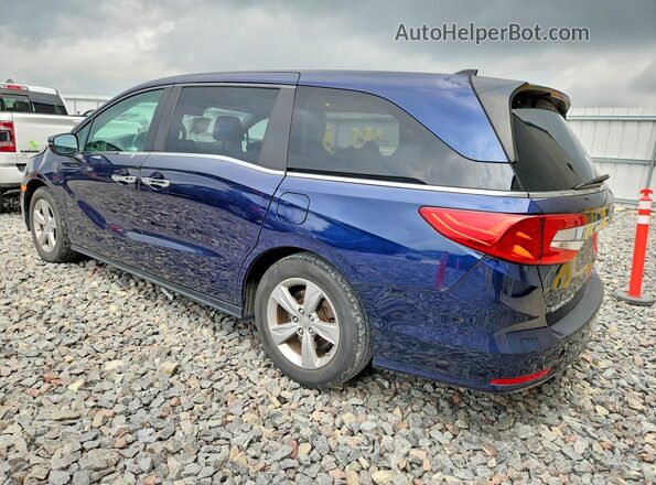 5FNRL6H70KB041574 2019 HONDA ODYSSEY Blue Trasero izquierdo