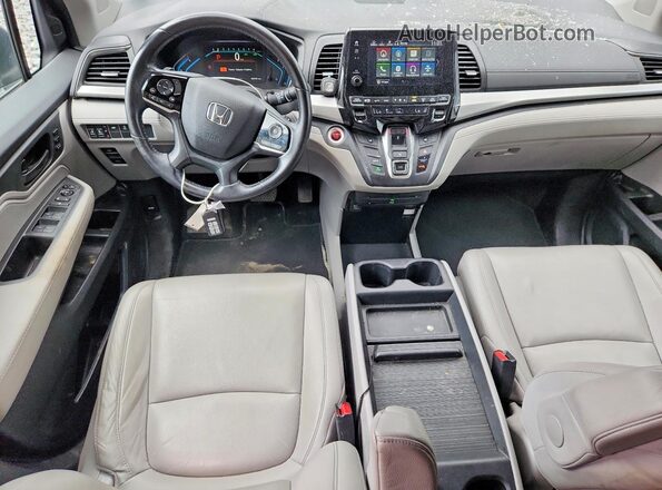5FNRL6H70KB041574 2019 HONDA ODYSSEY Blue Vista del salpicadero