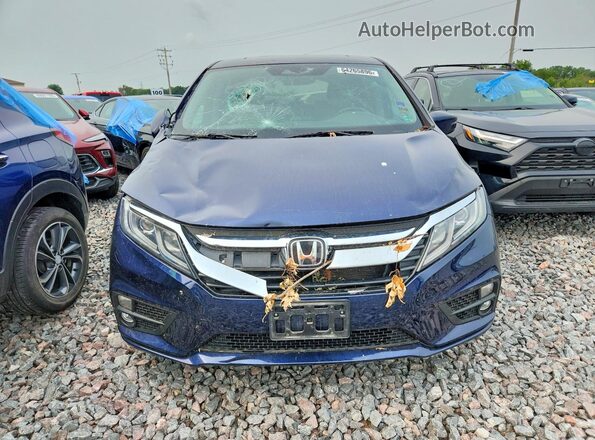 5FNRL6H70KB041574 2019 HONDA ODYSSEY Blue Vista frontal