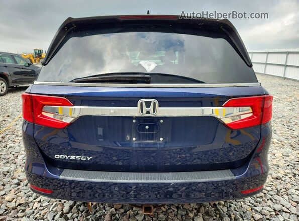 5FNRL6H70KB041574 2019 HONDA ODYSSEY Blue Vista trasera