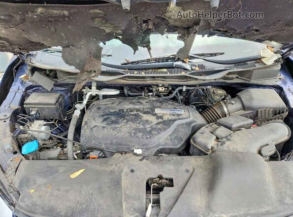 5FNRL6H70KB041574 2019 HONDA ODYSSEY Blue Vista del compartimento del motor