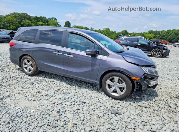 5FNRL6H70KB122994 2019 HONDA ODYSSEY Gray Delantero derecho