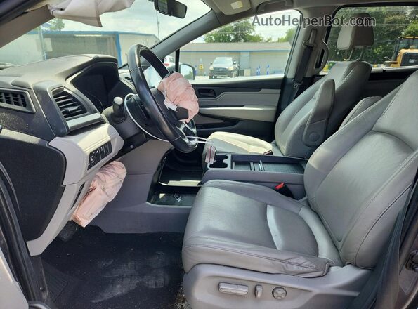 5FNRL6H70KB122994 2019 HONDA ODYSSEY Gray Vista interior delantera