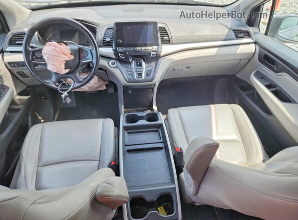 5FNRL6H70KB122994 2019 HONDA ODYSSEY Gray Vista del salpicadero