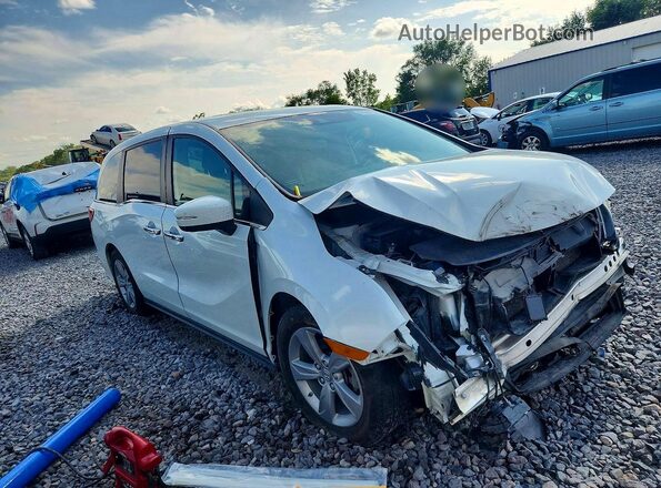 5FNRL6H70LB031967 2020 HONDA ODYSSEY White Delantero derecho