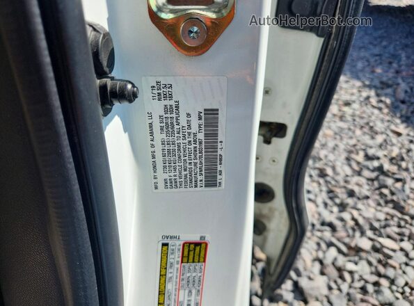 5FNRL6H70LB031967 2020 HONDA ODYSSEY White Vista de la etiqueta del VIN