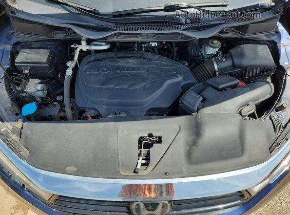 5FNRL6H70MB013227 2021 HONDA ODYSSEY Синий Вид подкапотного пространства