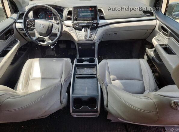 5FNRL6H70MB013227 2021 HONDA ODYSSEY Синий Вид панели приборов