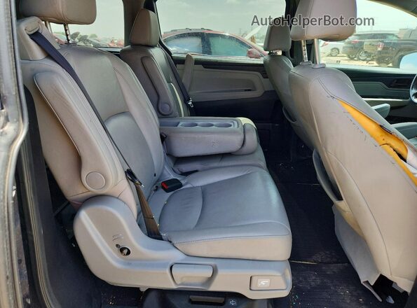 5FNRL6H70MB013227 2021 HONDA ODYSSEY Синий Вид задней части салона