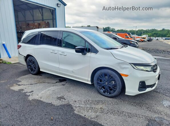 5FNRL6H70SB056172 2025 HONDA ODYSSEY White Delantero derecho