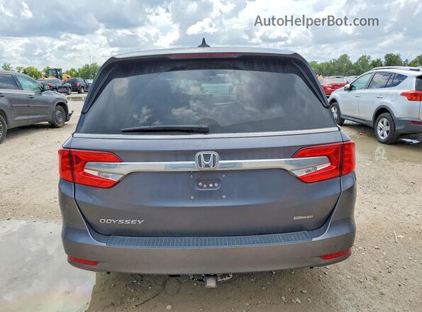 5FNRL6H71JB013975 2018 HONDA ODYSSEY Gray Widok z tyłu